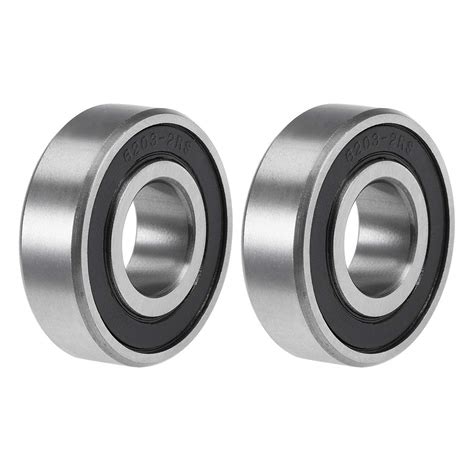 Uxcell 6203 2rs Deep Groove Ball Bearings 17mm X 40mm X 12mm Double