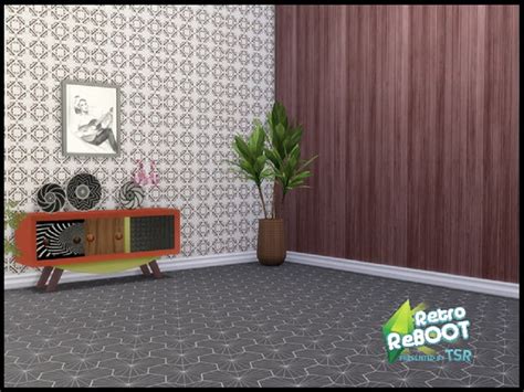 The Sims Resource Retro Reboot 70s Living Walls