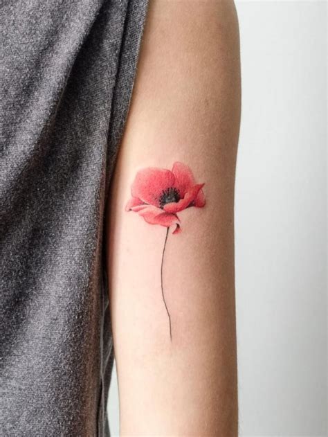 30 Beautiful Cute Poppy Tattoo Ideas Mini Tattoos Body Art Tattoos