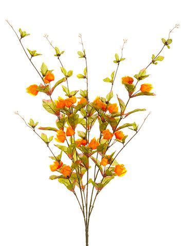 For instance, many people like to use the flowers for arts and crafts, as these unique blossoms last for long periods of time when dried. Artificial Chinese Lantern Bush in Orange Flame 32" Tall ...