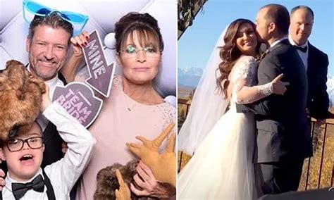 Sarah Palin Shares Photos From Daughters Wedding After Sons Arrest Daily Mail Online