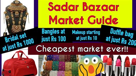 Sadar Bazaar Market Ultimate Guide Youtube