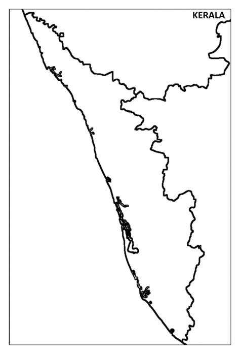 Kerala Outline Map Infoandopinion