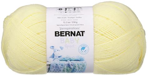 Bernat Baby Sport Big Ball Yarn Solids Baby Yellow 163121 21615 Ebay