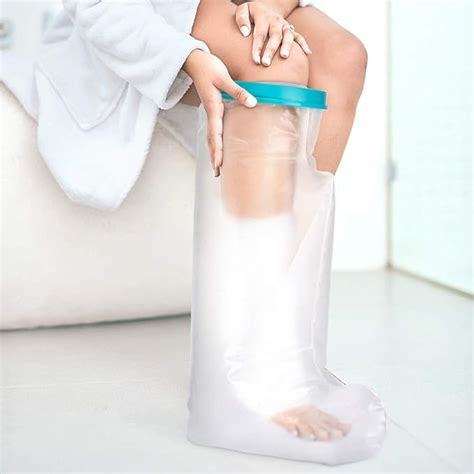 Waterproof Leg Cast Cover For Adult Shower Bath Cast Protector Keep Cast Bandage Dry