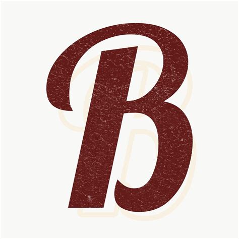 Alphabet Letter B Vintage Handwriting Cursive Font Png With Transparent