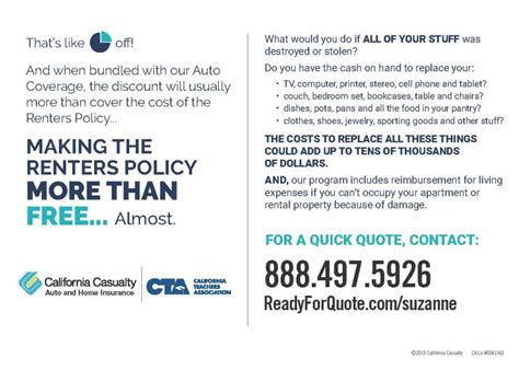 California Casualty Renters Insurance - Big Rate Reduction ...