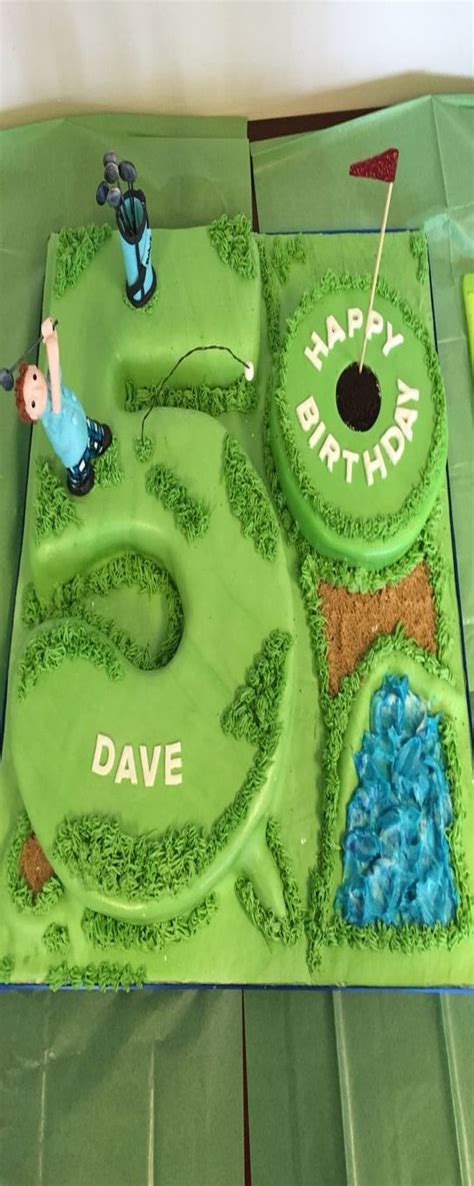 Golf party ideas for a golf themed party for adults. Golf theme 50th birthday cake | Golf Cake | Golf Themed Birthday Party | Golf Retirement Part ...