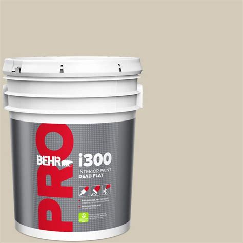 BEHR PRO 5 Gal Designer Collection DC 010 Even Better Beige Dead Flat