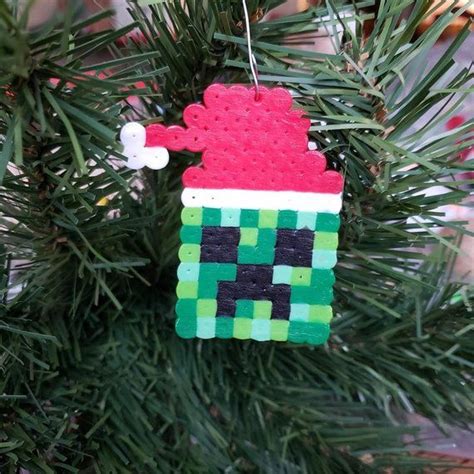 Père Noël Ornement Dinspiration Minecraft Plante Grimpante Etsy