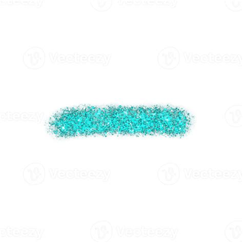 Teal Green Glitter Brush Stroke 9590610 Png