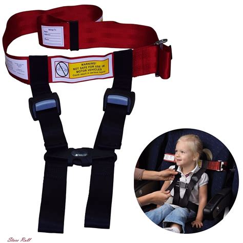 Airplane Seatbelt Harness Safety Child Kids Fly Travel Strap Clip Vest