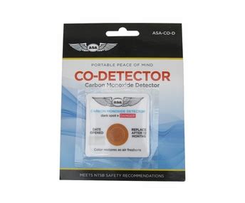 In the late 1990s underwriters laboratories changed the definition of a single station co detector with a sound device to carbon. Quantum Eye Carbon Monoxide Detector - Aircraft Carbon ...