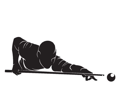 Silueta de Jugador de billar | Illustration, Billiards, Ball drawing
