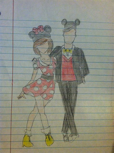 My Disney Couple Drawing Adorable Art Pinterest Disney Couples