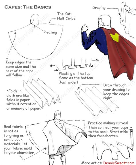 Five Tips How To Draw Capes For Comic Books