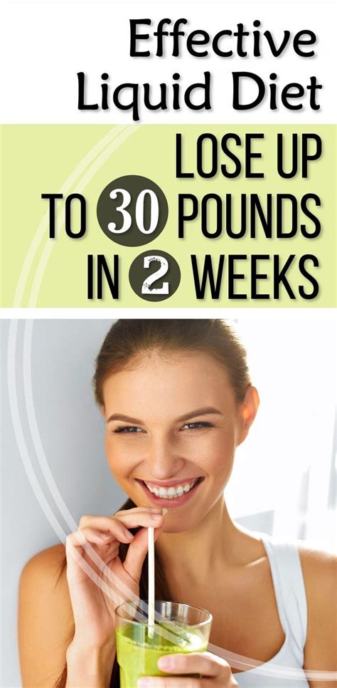 Effective Liquid Diet That Will Help You Lose Up To 30 Pounds In 2 Weeks
