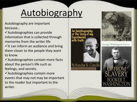 Ppt Autobiography Powerpoint Presentation Free Download Id2849551