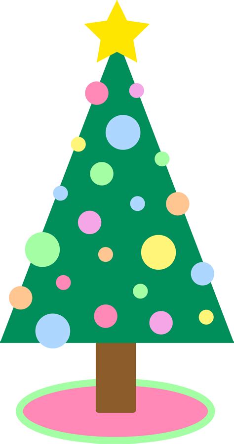 Modern Christmas Tree Clip Art Clipart Best