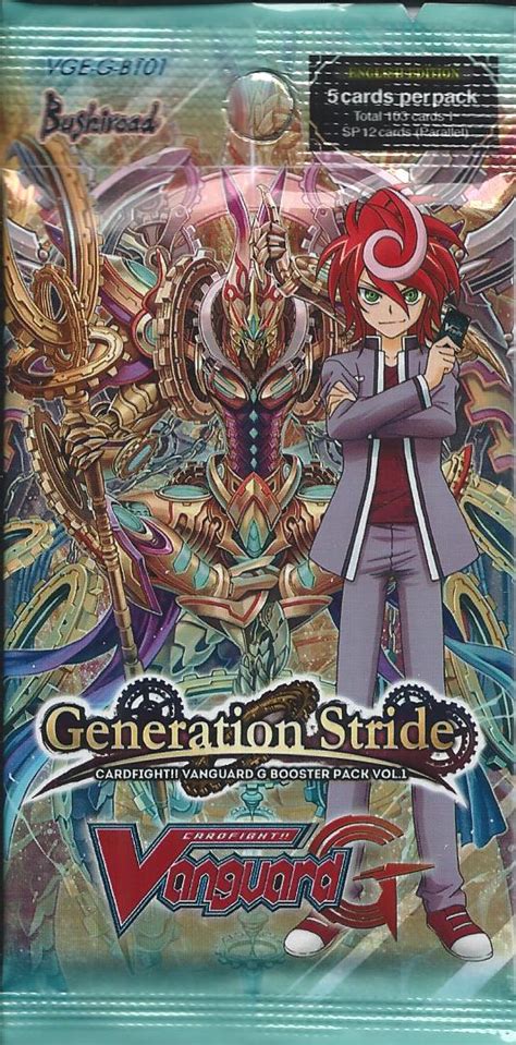 Generation Stride 5 Card Sealed Pack In Stock Get Yours First Cardfight Vanguard