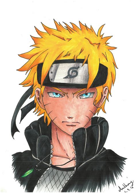 Manga Copic Marker Naruto Sad By Aerith34 On Deviantart
