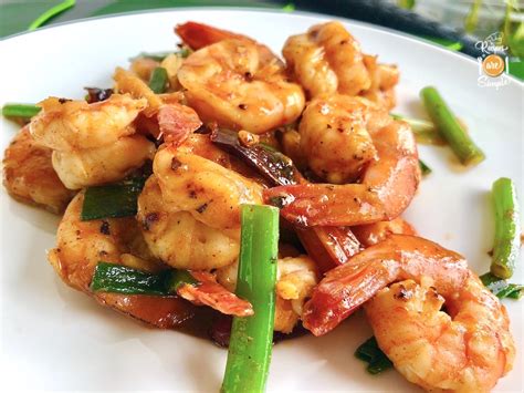 Asian Chilli Garlic Prawns Shrimp Recipes Are Simple Mytaemin