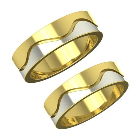 15 Matching Pair Couple Gold Rings Designs In India
