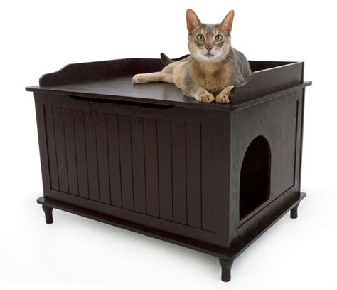 Litter Box Furniture And Other Ideas For Hiding The Cat Mess