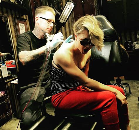 Kaley Cuoco Covers Up Her Wedding Tattoo With A Butterfly Motif
