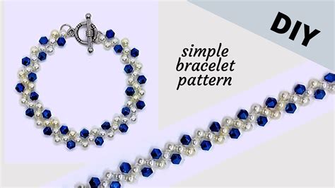10 Mins Diy Bracelet Simple Beading Pattern For Beginners Youtube