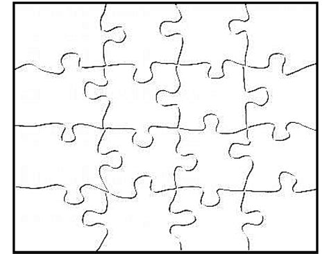 puzzle pieces drawing easy - Clip Art Library