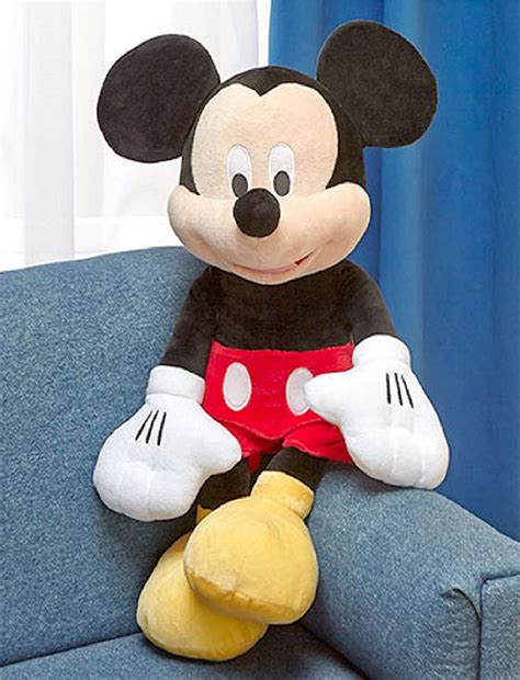 Disney Large Mickey Mouse 25 Plush Etsy