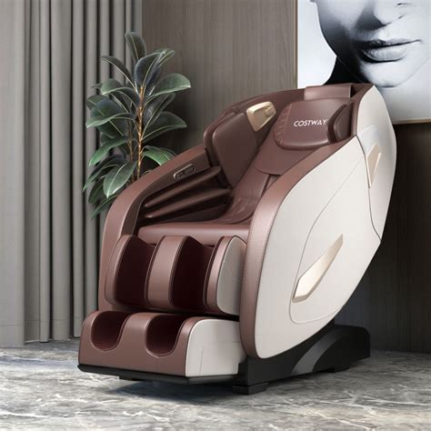 Full Body Zero Gravity Shiatsu Massage Chair With Sl Track Heat Costway