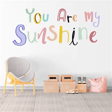 🥇 Vinili Frase Inglese You Are My Sunshine 🥇