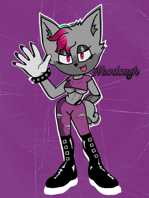 Rule 34 Boots Fishnets Grey Fur Pink Hair Sonic Series Sonic Oc
