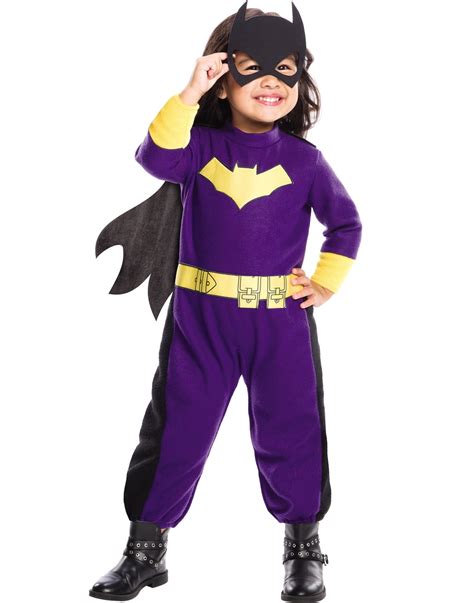 Clothes Shoes And Accessories Childs Purple Batgirl Fancy Dress Comic