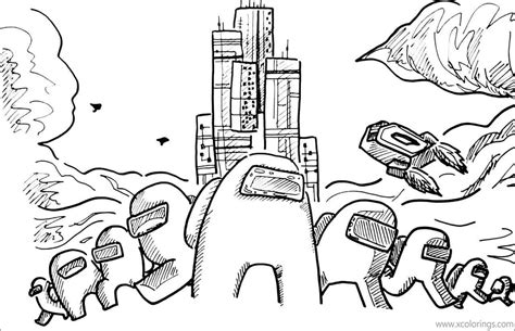 Among Us Coloring Pages - 15 Among Us Coloring Pages Free printable