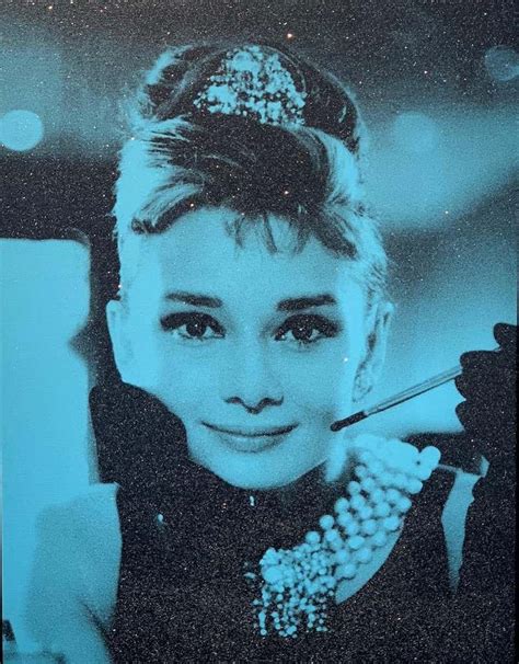 Russell Young Audrey Hepburn Nirvana Blue For Sale At 1stdibs