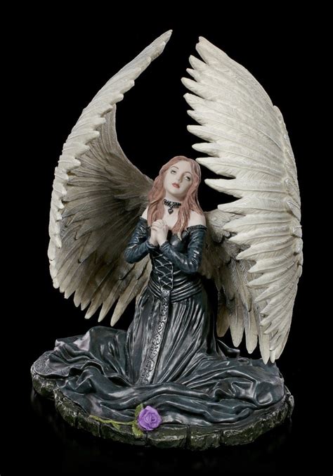 Fallen Angel Statue By Anne Stokes Occult Statue Altar Etsy