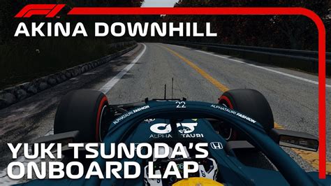 F1 2021 Akina Downhill Yuki Tsunoda Onboard Assetto Corsa YouTube