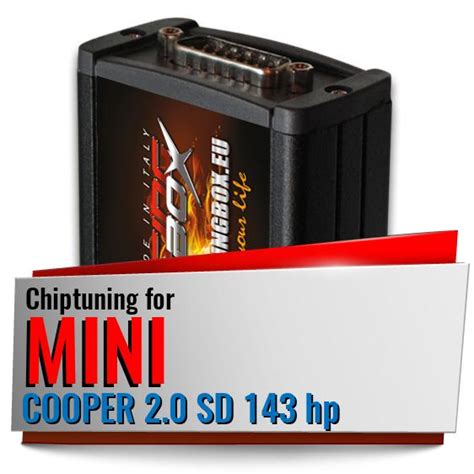 Chiptuning Mini Cooper 20 Sd 143 Hp Racing Box
