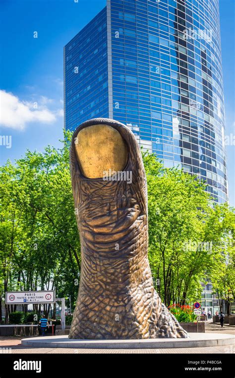 Le Pouce Is Bronze Sculpture By Cesar Modelled Off His Thumb It