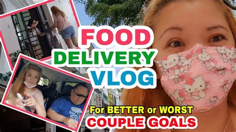 vlog 1 filipina and singaporean couple food delivery vlog during lockdown in singapore youtube