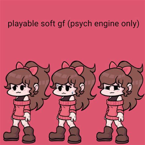 Soft Gf Playable Pysch Only Friday Night Funkin Mods