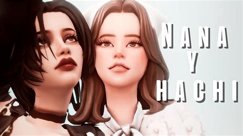 Nana And Hachi Speed Sims Cc Folder Los Sims 4 Youtube