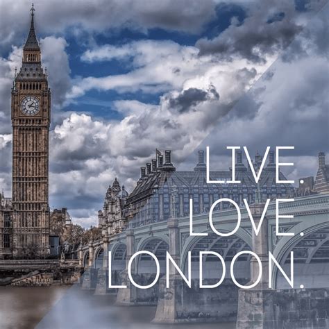 Poster London Love Live Simple Design Template 79553