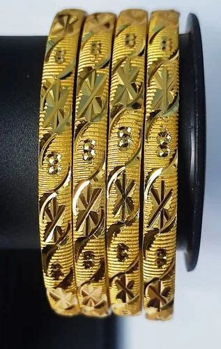 Brass Party Wear Gold Plated Bangles At Rs Set In Mumbai Id