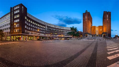 Oslo City Hall In The Evening Norway Anshar Photography