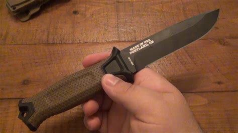 Knife Review Gerber Strongarm Military Fixed Blade Youtube