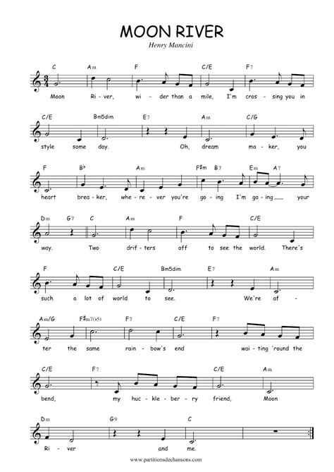 Henry Mancini Moon River Jazz Version Brent Edstrom Sheet Music Notes Chords Download